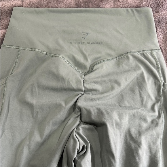 Gymshark Sage Green Leggings - Picture 2 of 3